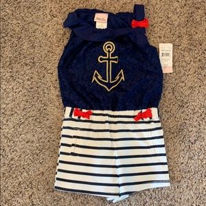 Nautical Anchor Romper